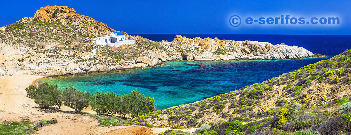 Agios Sostis beach in Serifos