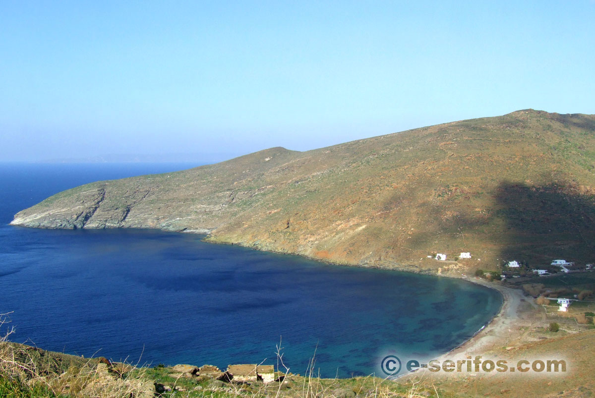 Avessalos beach in Serifos