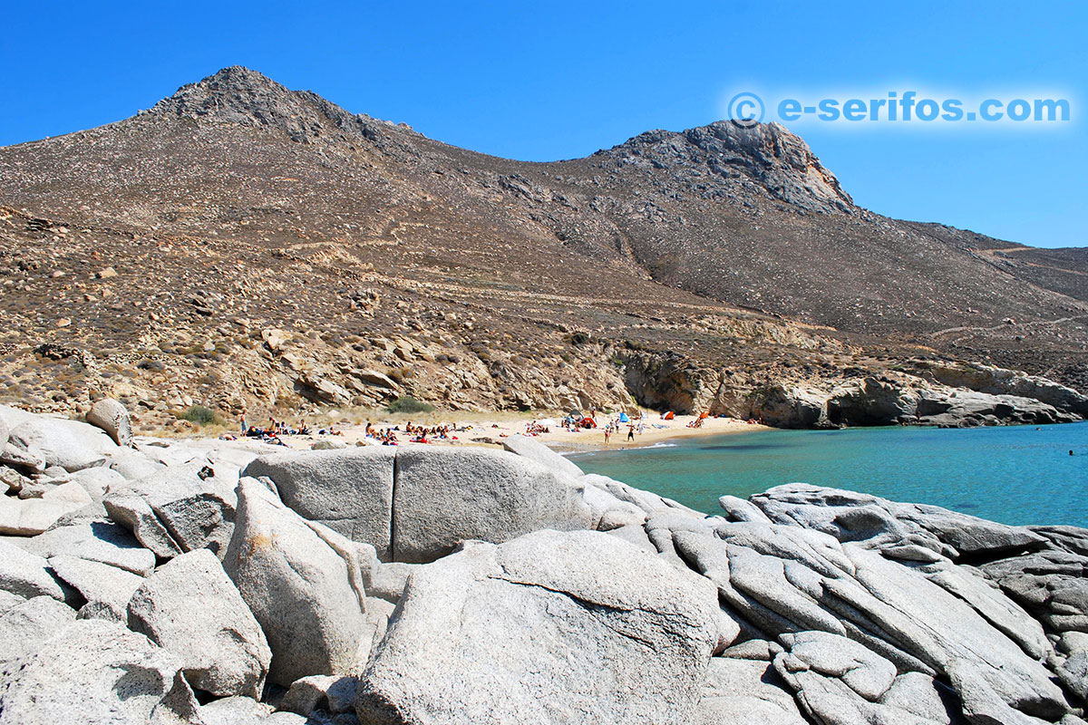 The beach Kalo Abeli in Serifos