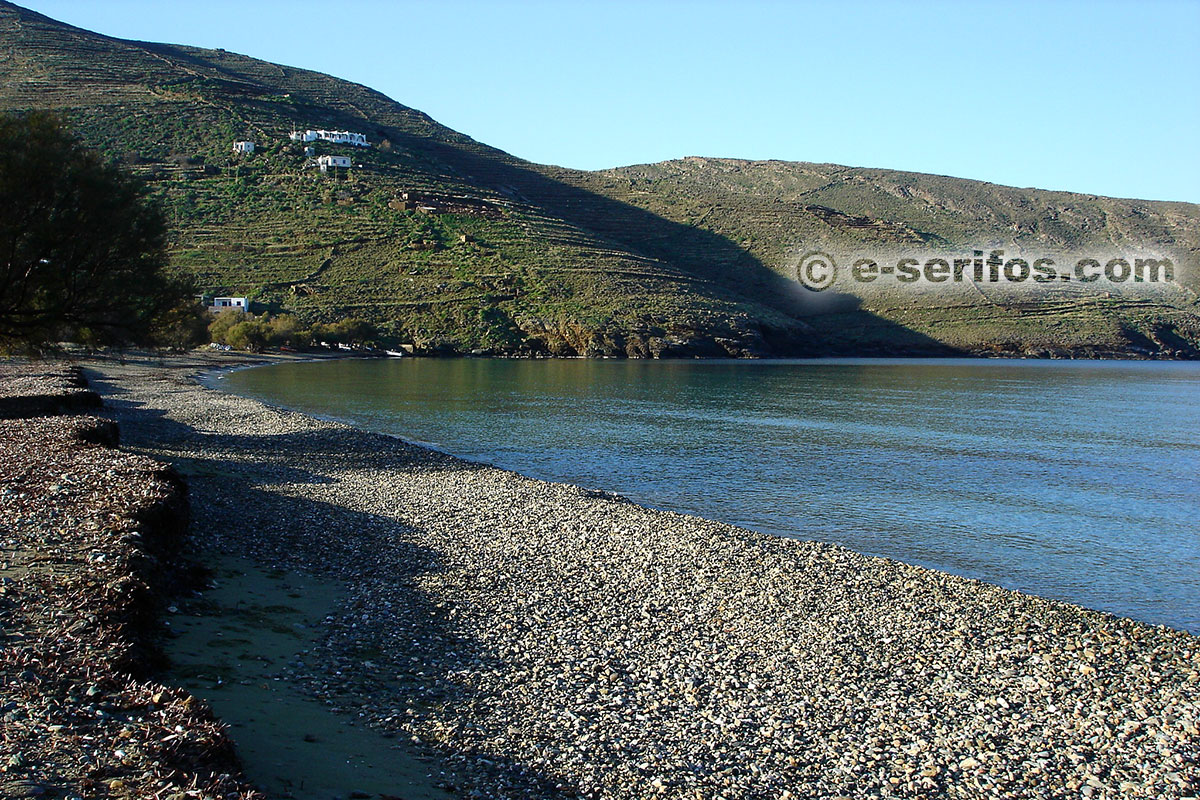 Sikamia beach in Serifos