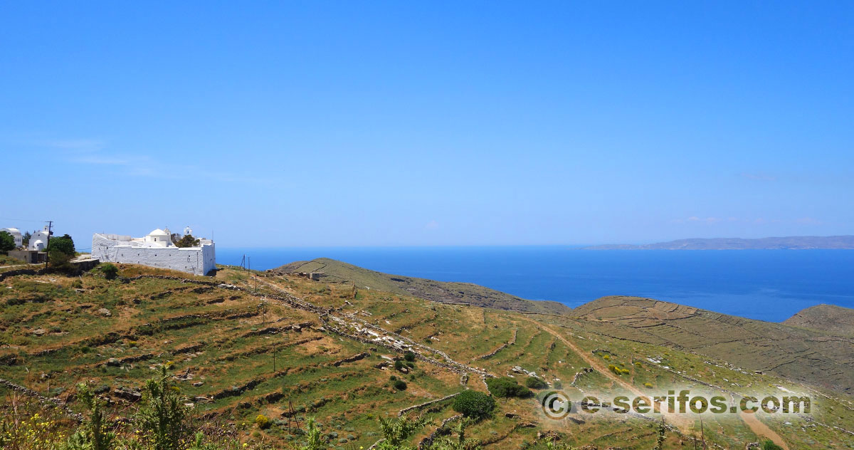 The monastery of Taxiarches in Serifos