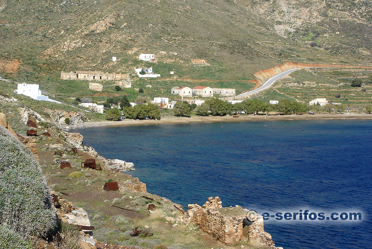 Mine facilities at the area of Koutalas