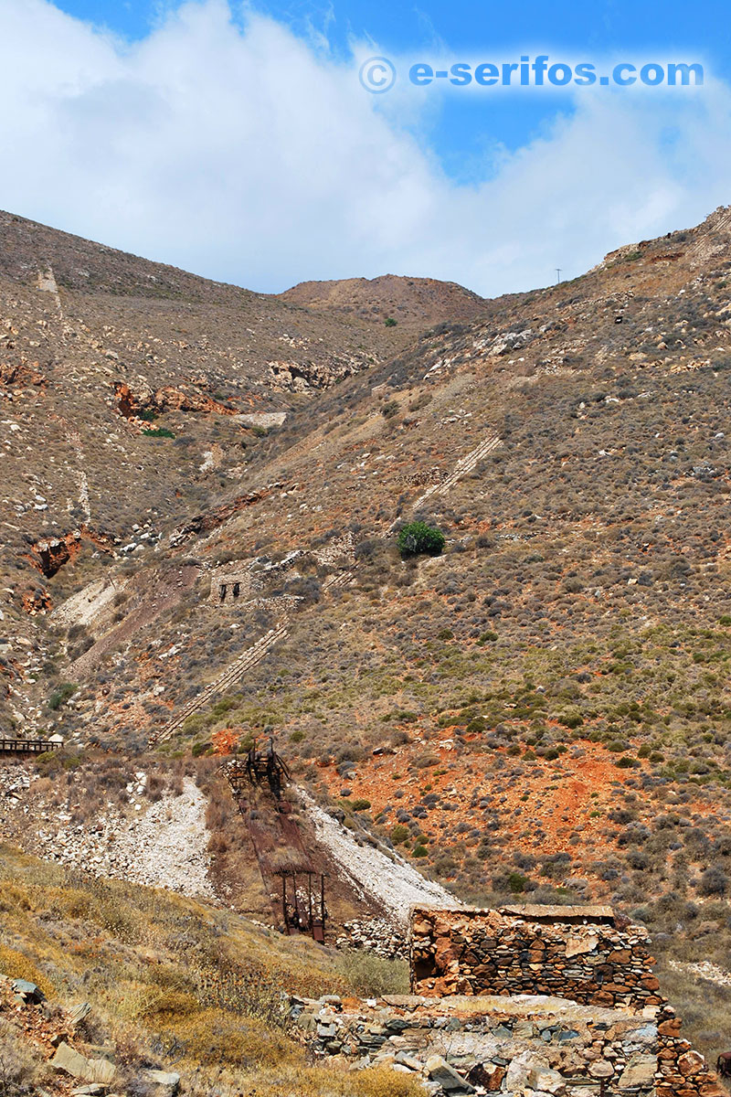 Mine facilities at the area of Koutalas