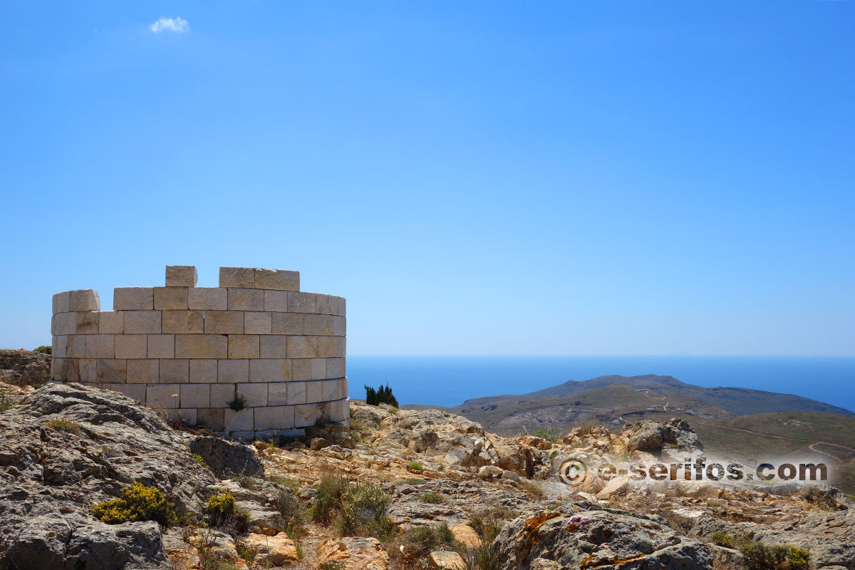 Aspros Pirgos (the White Tower) at the area of Koutalas