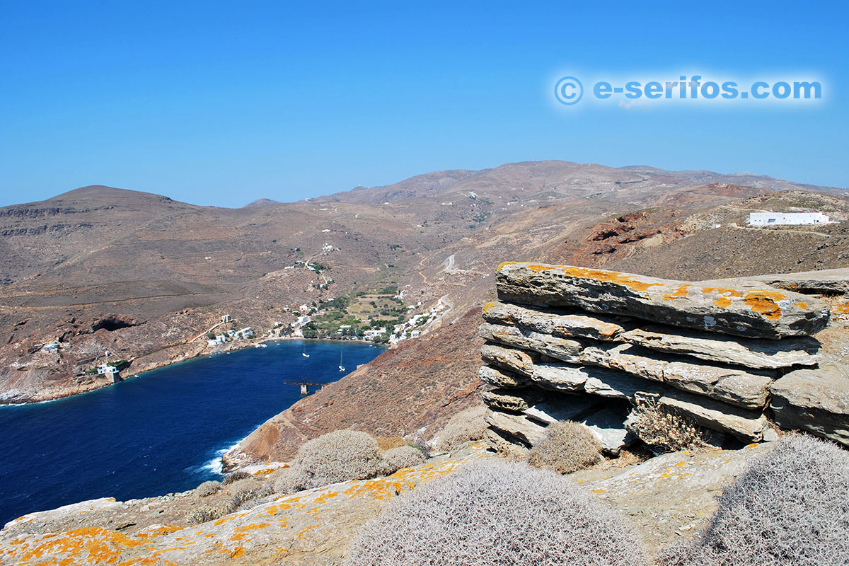 The cave of Cyclopes at the area of Koutalas in Serifos