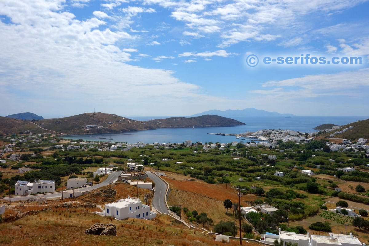 Livadi as seen from Chora