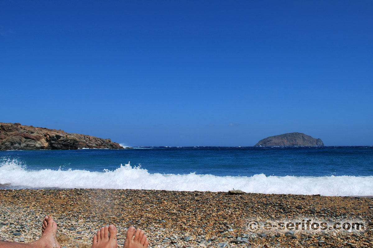 Lia beach and the small island Vous